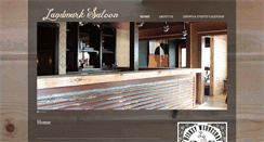 Desktop Screenshot of landmarksaloon.com